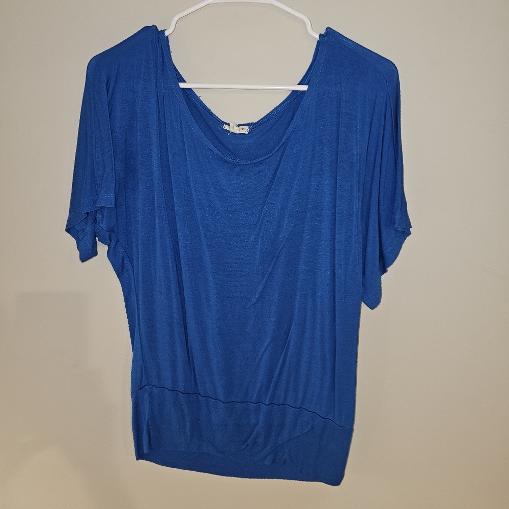 Love Culture Vibrant Blue Blouse